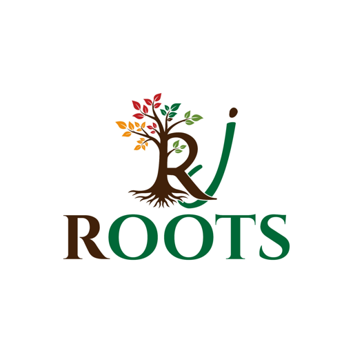 RJ ROOTS logo